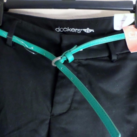 NWT Dockers Capri Pants Hello Smooth comfort Belt - Picture 8 of 8
